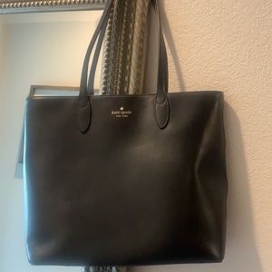 Kate Spade Black Leather Tote